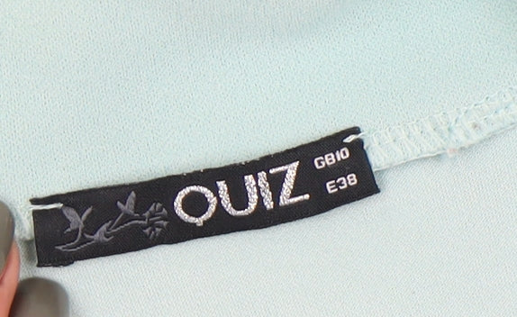 Quiz Women's Green Blazer Size 10