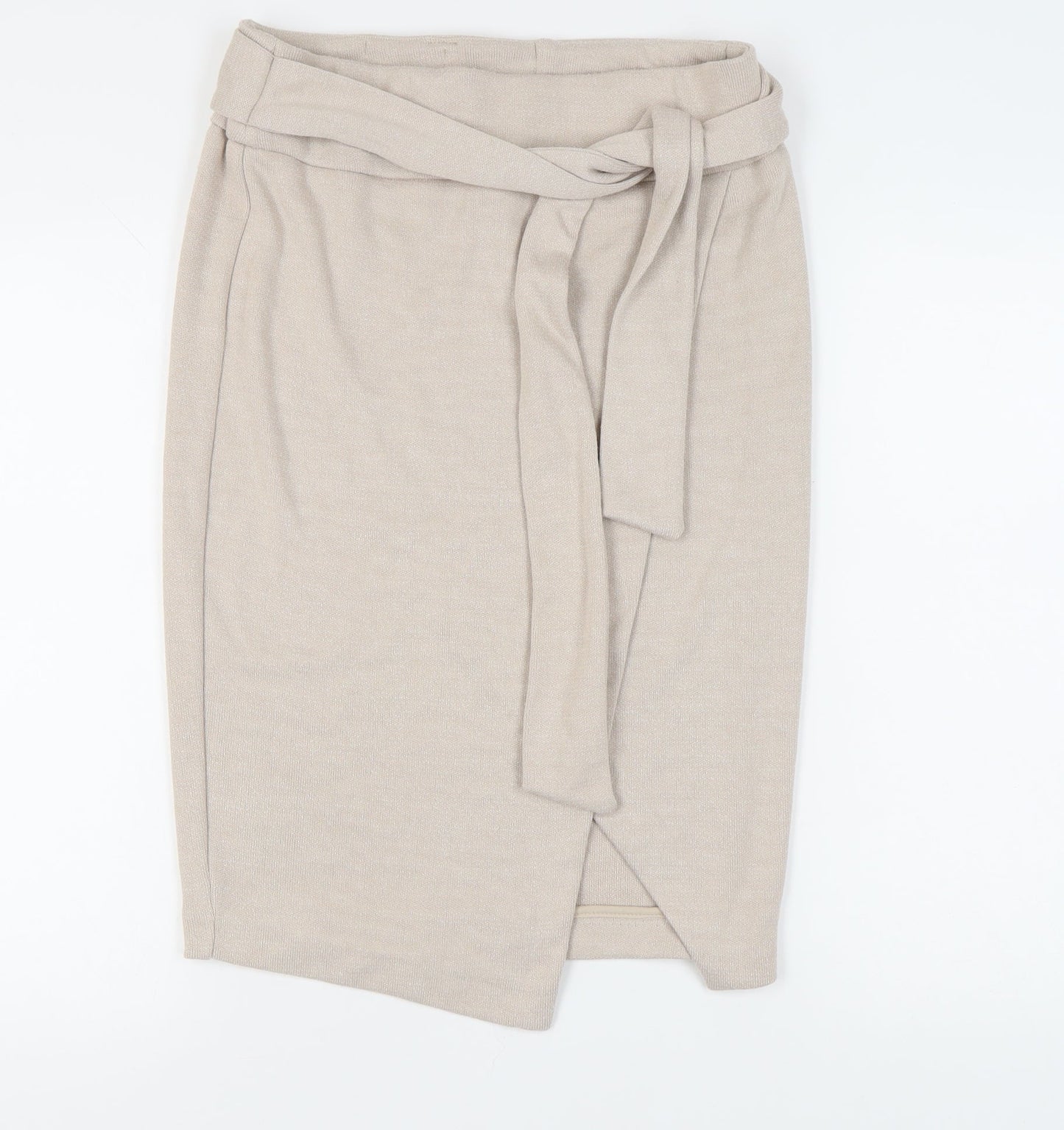 Next Women's Beige Knee Length Pencil Skirt Size 12