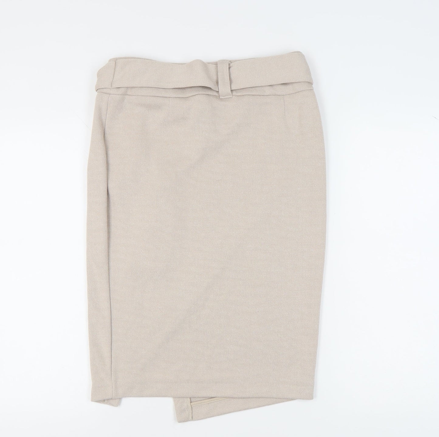 Next Women's Beige Knee Length Pencil Skirt Size 12