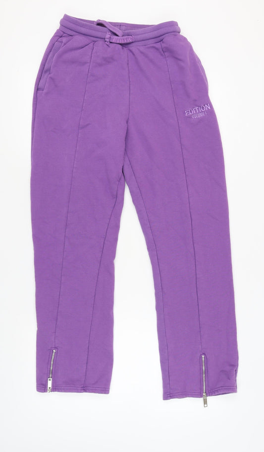 boohooMAN Men's Purple Jogger Trousers Size S