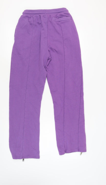 boohooMAN Men's Purple Jogger Trousers Size S
