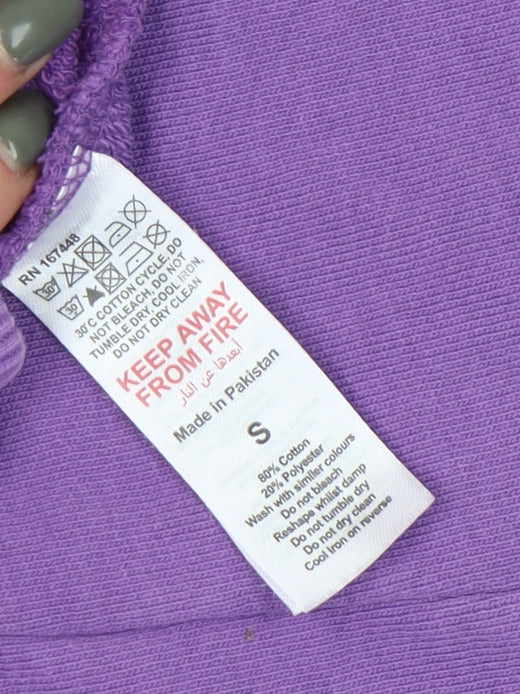 boohooMAN Men's Purple Jogger Trousers Size S