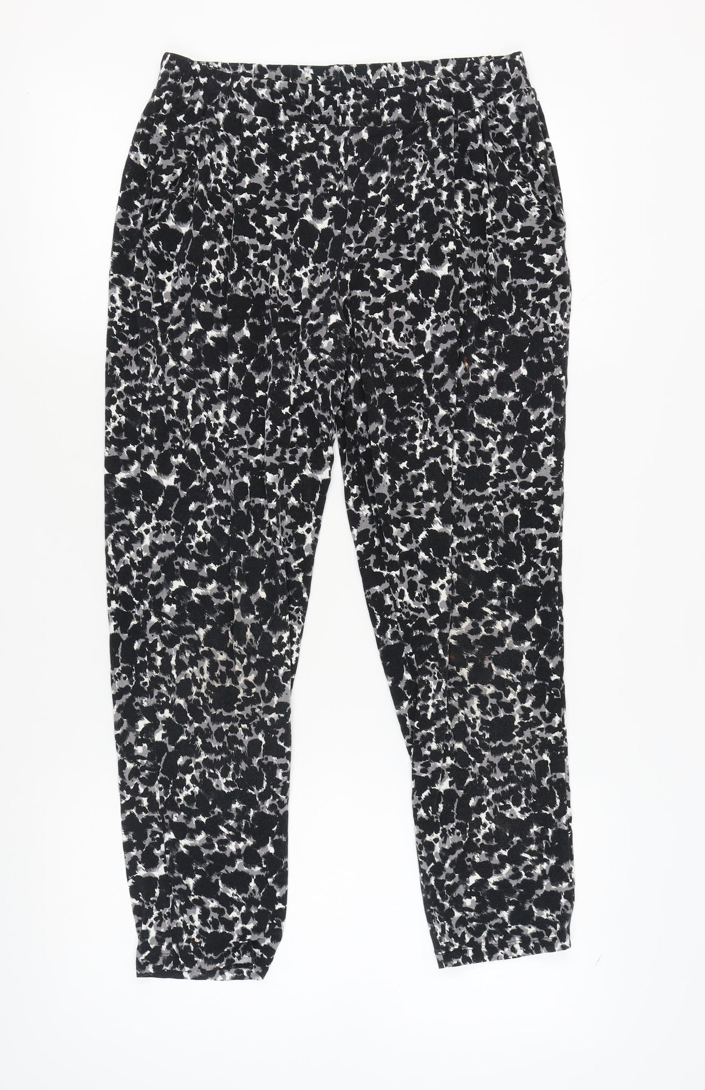 Womens UK Size 14 Marks and Spencer   Black Trousers