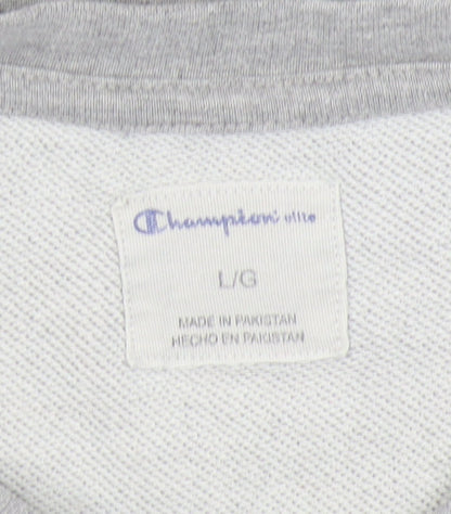 Mens UK Size L Champion Grey Pullover Sweatshirt