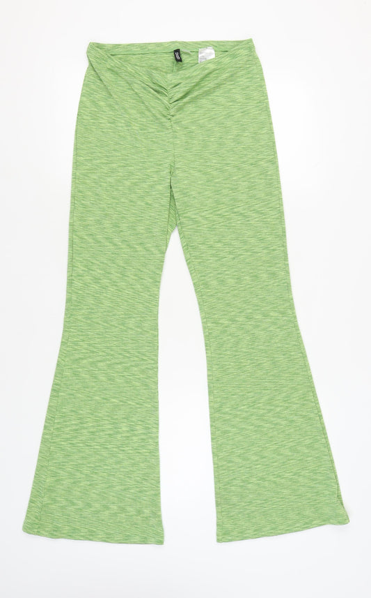 Womens UK Size 12 H&M   Green Leggings