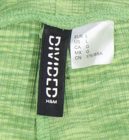 Womens UK Size 12 H&M   Green Leggings