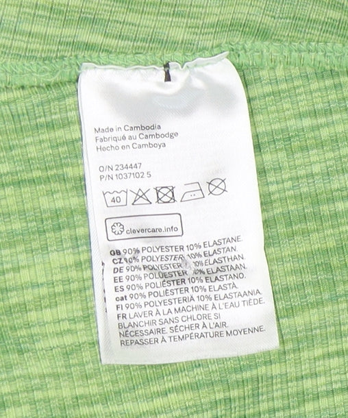 Womens UK Size 12 H&M   Green Leggings