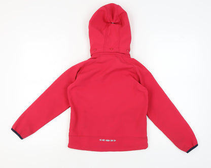 Trespass Girls Red Soft Shell Jacket 9-10 Years