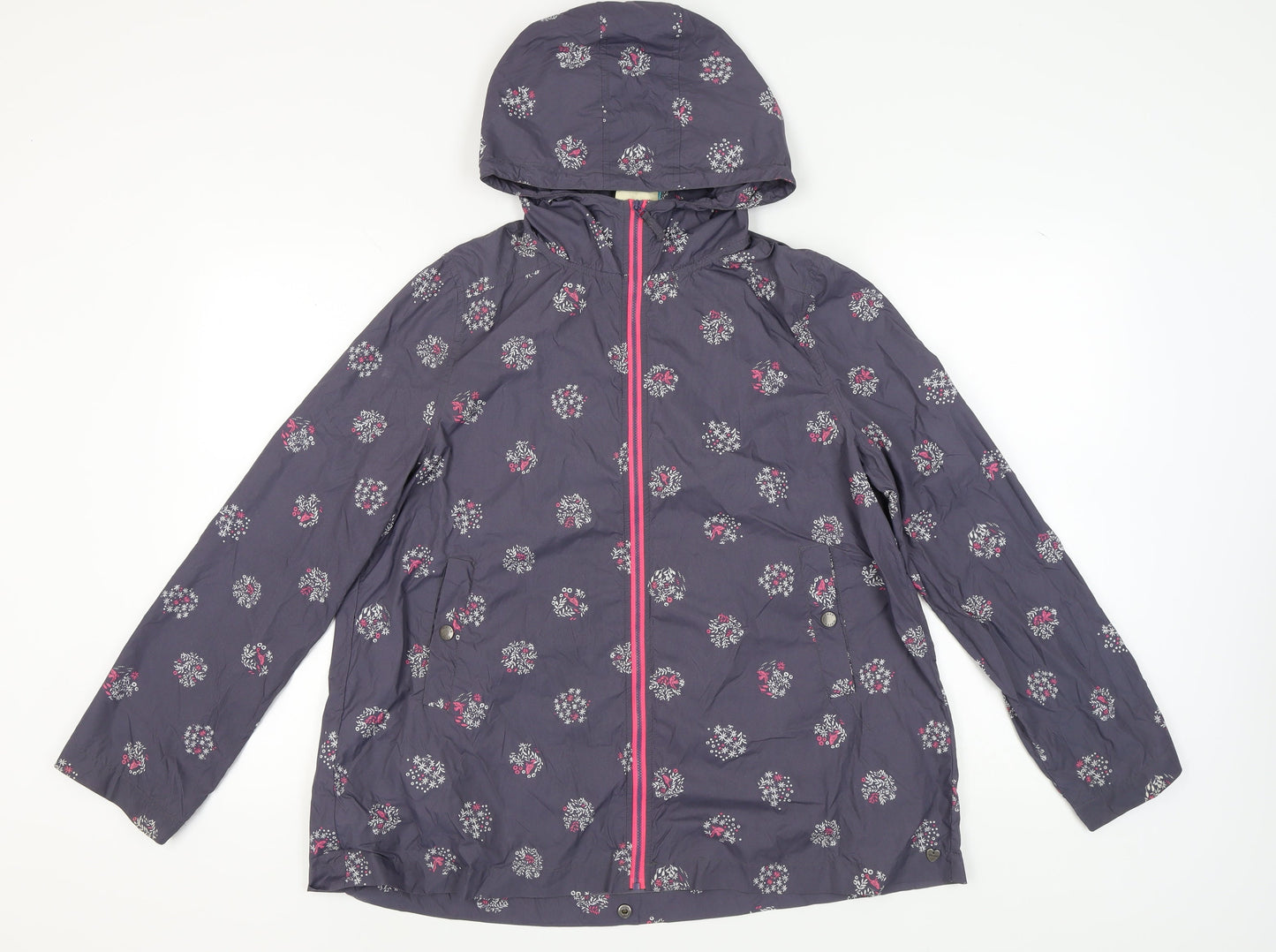 Womens UK Size 12 White Stuff Multicoloured Rain Coat