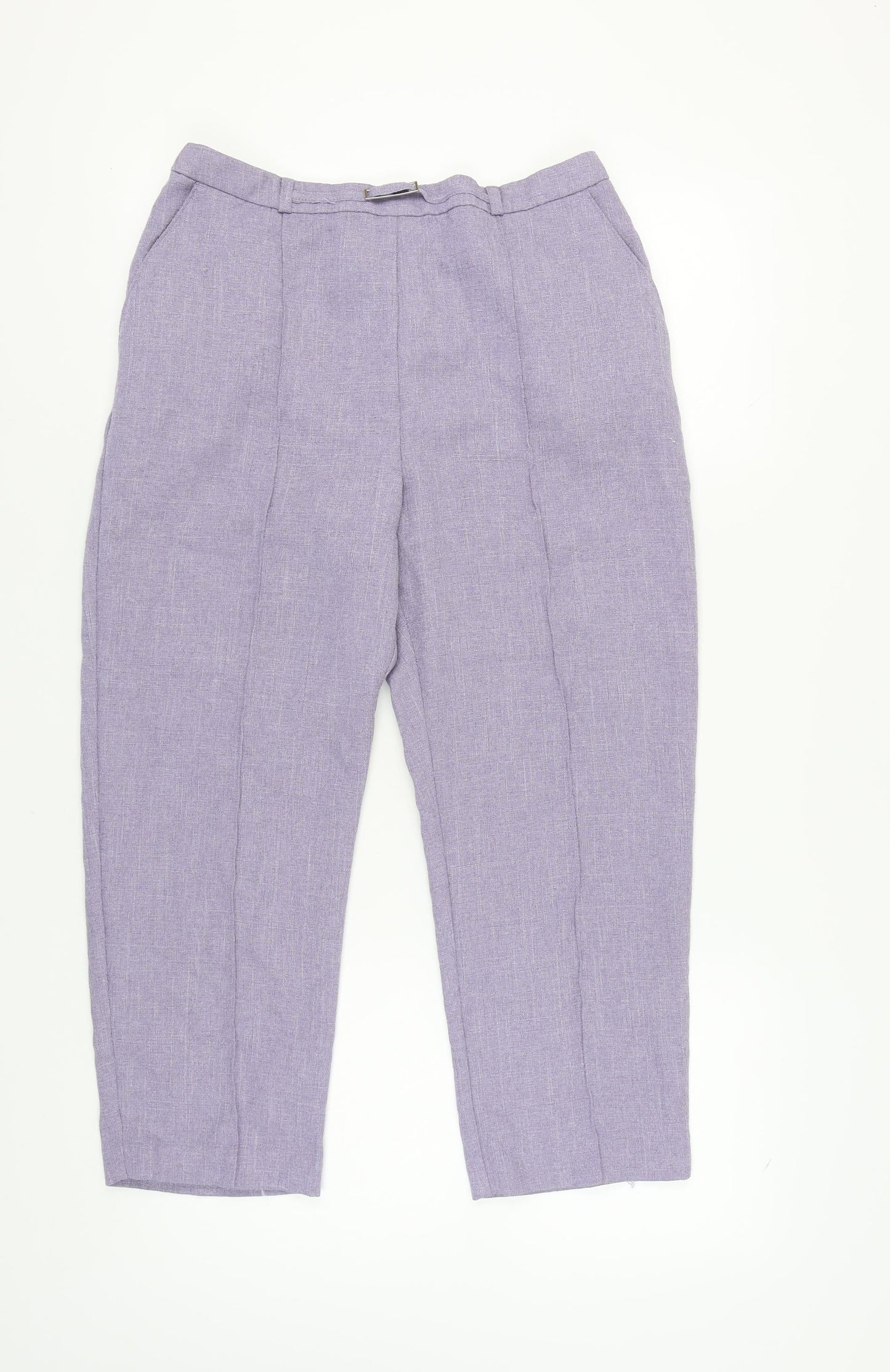 Womens UK Size 14 Honor Millburn Regular Fit  Purple Trousers