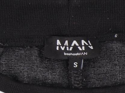 boohooMAN Black Stripe Jogger Trousers - Small