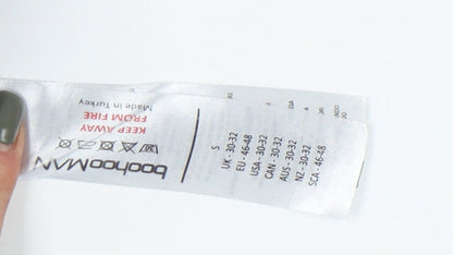 boohooMAN Black Stripe Jogger Trousers - Small