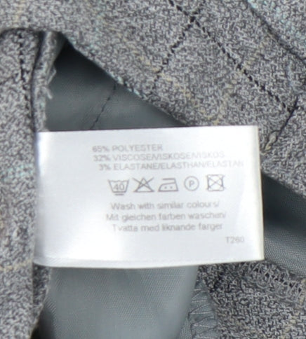 Womens UK Size 12 South  Business Casual Grey Trousers