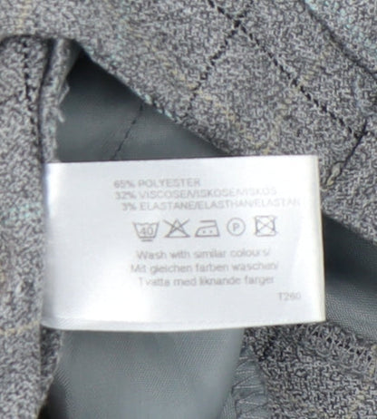 Womens UK Size 12 South  Business Casual Grey Trousers