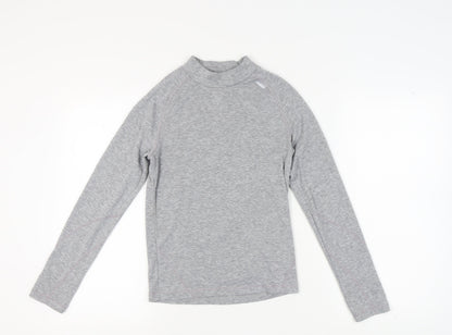 Wedze Teens Grey Long Sleeve T-Shirt Size 14