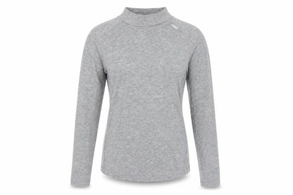 Front view of Wedze Teens Grey Long Sleeve T-Shirt, size 14