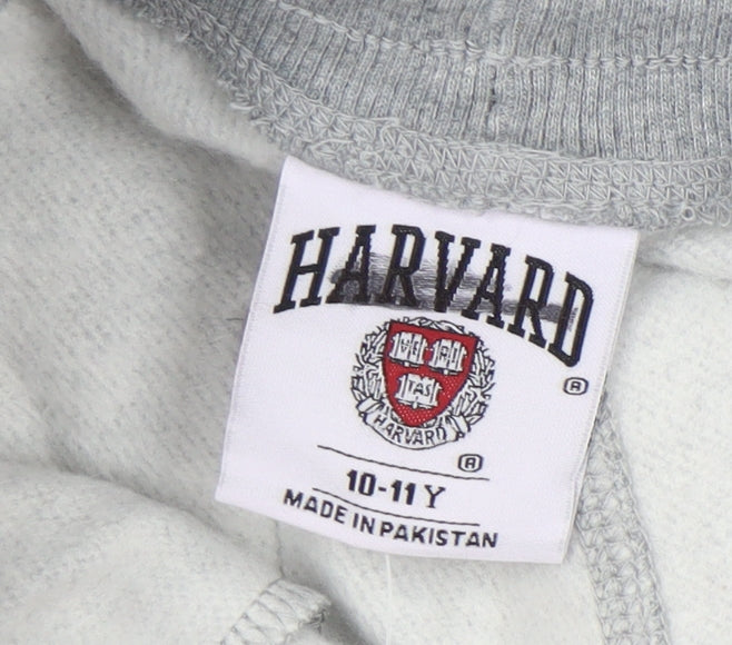 Harvard Girls Grey Jogger Trousers 10-11 Years