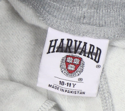 Harvard Girls Grey Jogger Trousers 10-11 Years