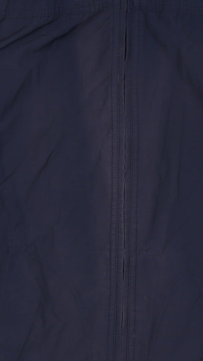 Womens UK Size 10 FatFace Blue Windbreaker Coat