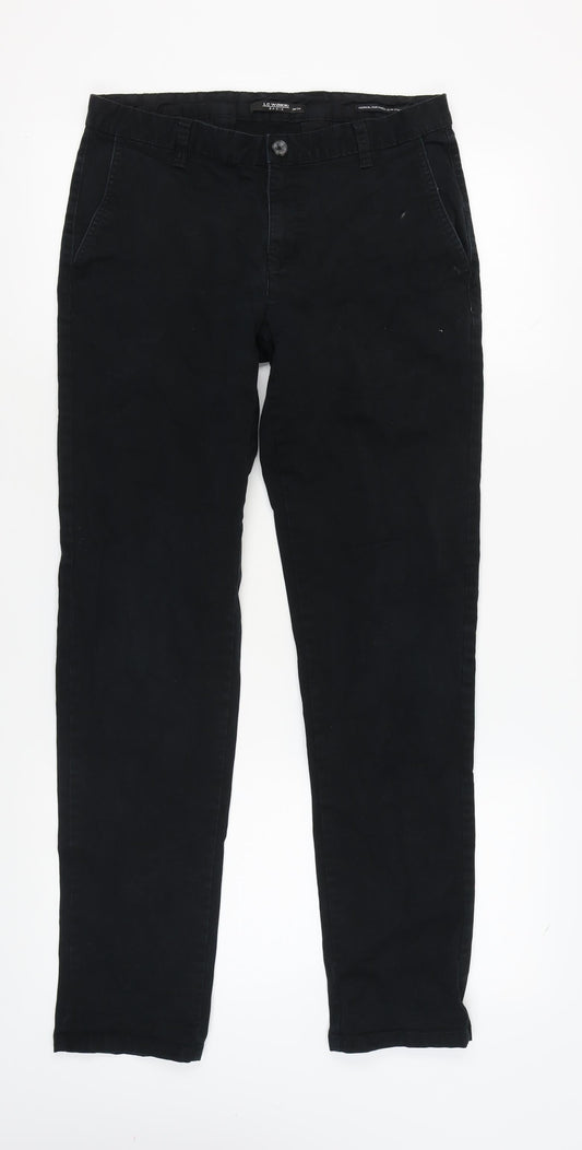 LC Waikiki Men's Black Chino Trousers 30