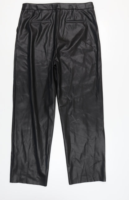 Womens UK Size 16 Marks and Spencer Regular Fit  Black Trousers