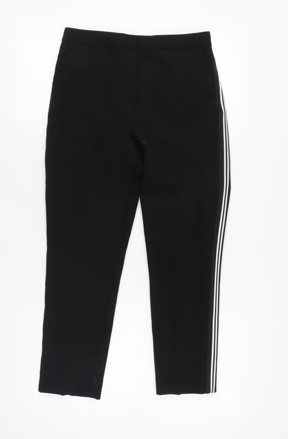 Womens UK Size 8 Marks and Spencer Regular Fit Casual Black Trousers