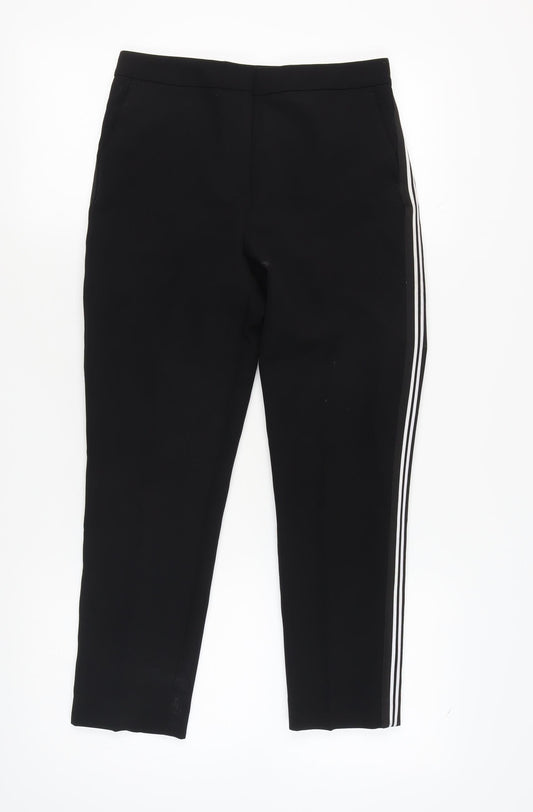 Womens UK Size 8 Marks and Spencer Regular Fit Casual Black Trousers