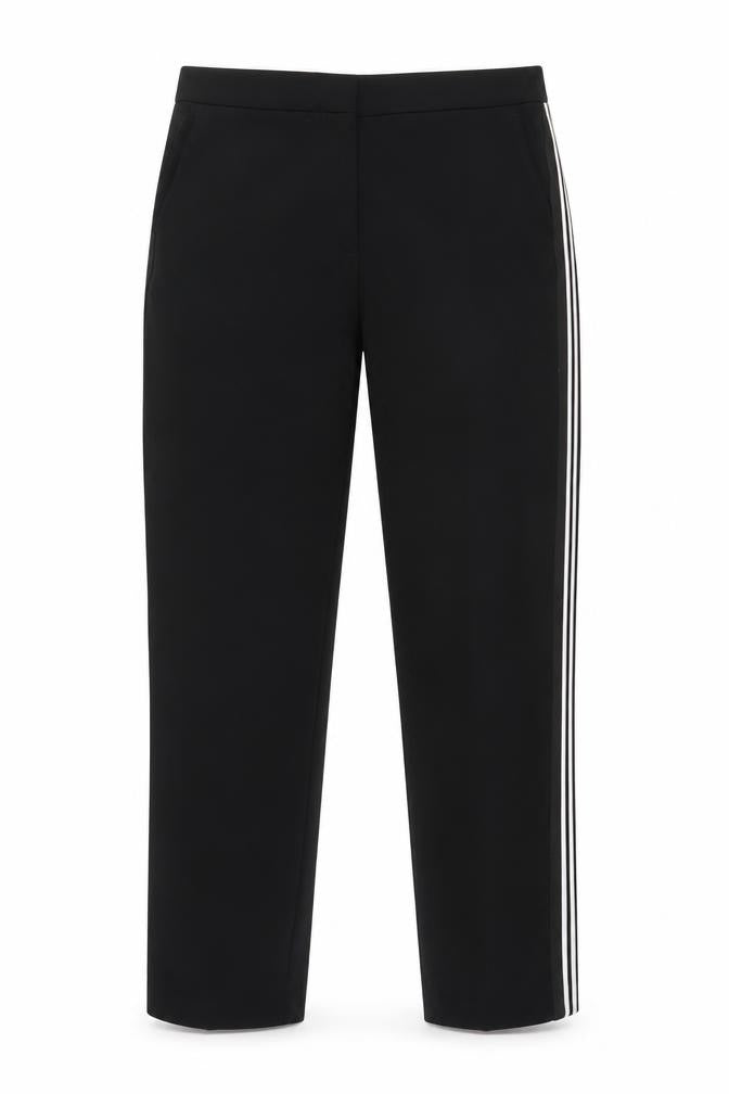 Womens UK Size 8 Marks and Spencer Regular Fit Casual Black Trousers