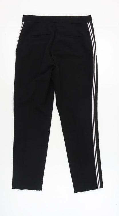 Womens UK Size 8 Marks and Spencer Regular Fit Casual Black Trousers