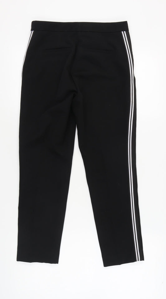Womens UK Size 8 Marks and Spencer Regular Fit Casual Black Trousers