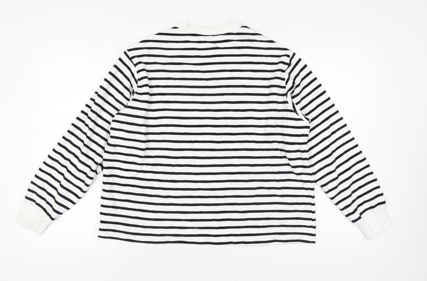 Womens UK Size L Marks and Spencer White Pullover Jumper