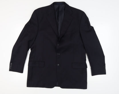 Mens UK Size 42 Daniel Hechter Regular Blue Suit Jacket