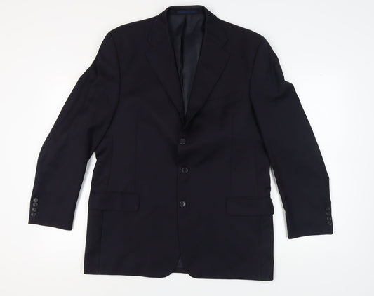 Mens UK Size 42 Daniel Hechter Regular Blue Suit Jacket