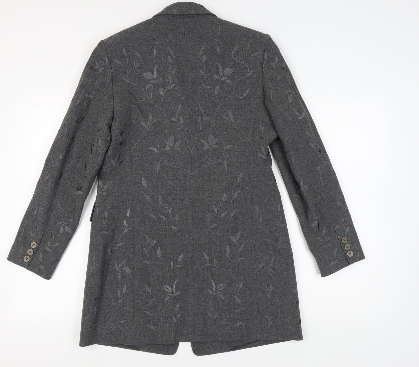 Windsmoor Women's Grey Floral Blazer Size 10