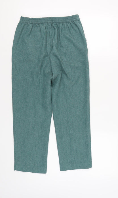 Womens UK Size 10 Honor Millburn Regular Fit  Green Trousers