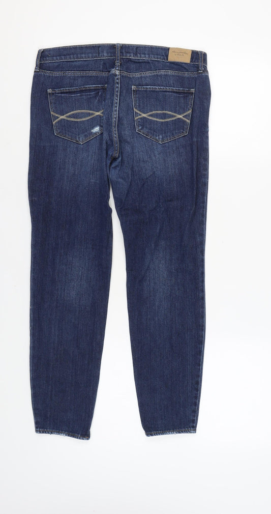 Abercrombie & Fitch Women's Blue Skinny Jeans Size 8