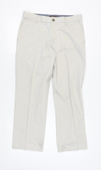 Dockers Men Beige Chino 34 Waist Trousers