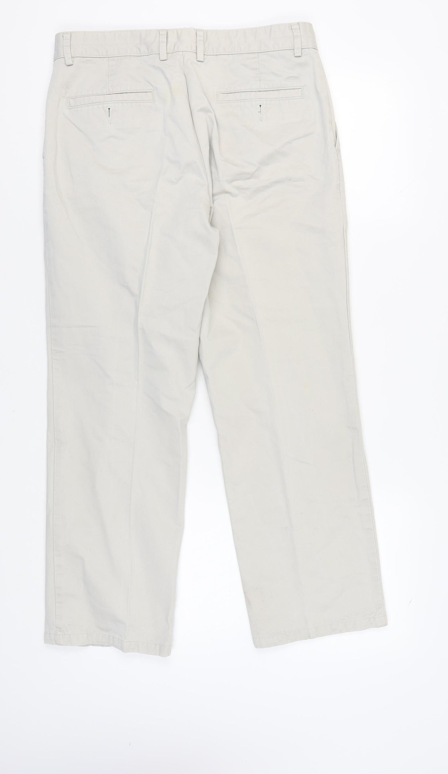 Dockers Men Beige Chino 34 Waist Trousers