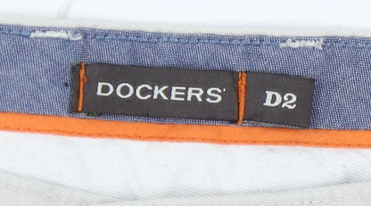 Dockers Men Beige Chino 34 Waist Trousers