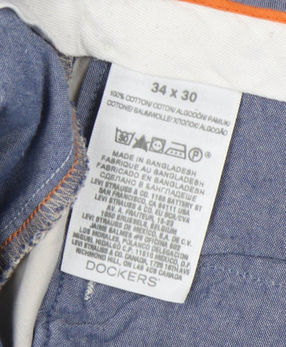 Dockers Men Beige Chino 34 Waist Trousers