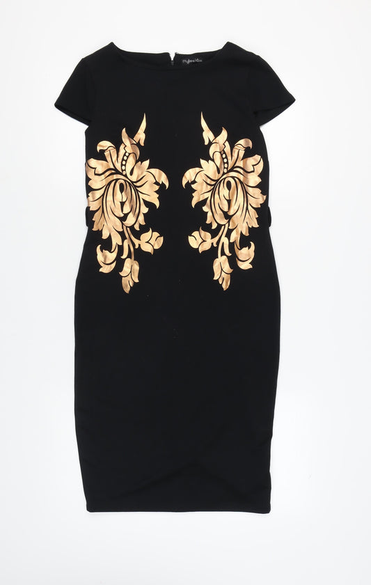 Myleene Klass Women's Black Pencil Dress Size 12