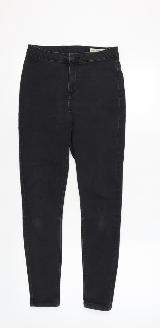 Womens UK Size 12 Marks and Spencer Slim Fit Skinny Black Jeans