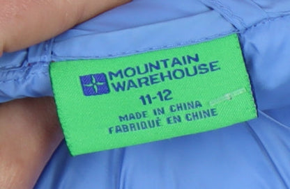 Mountain Warehouse Girls Pink Hooded Puffer Jacket 11-12Y