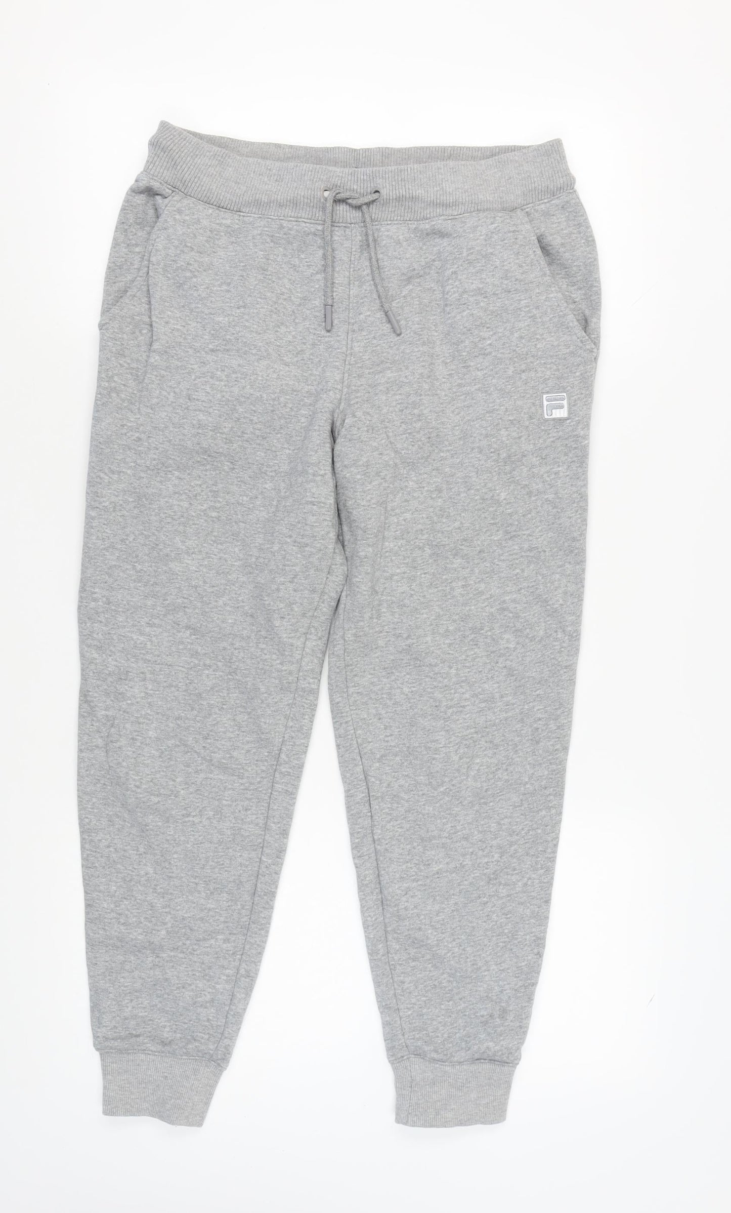 Fila Men's Grey Jogger Trousers, Size M