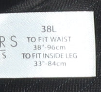 Jeff Banks Men's Black Dress Trousers 38L