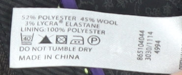 Jeff Banks Men's Black Dress Trousers 38L