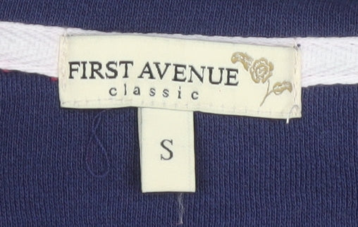 First Avenue Pink Henley Women's Sweatshirt S