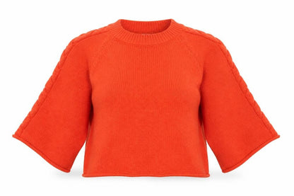 Womens UK Size 10 River Island Orange Jumper Jumper