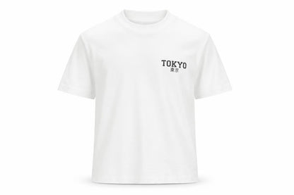 URBN-DEPT Boys White Tokyo Graphic T-Shirt, Size 7 Years