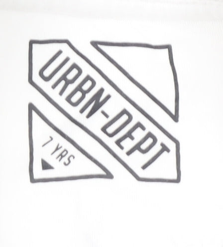 URBN-DEPT Boys White Tokyo Graphic T-Shirt, Size 7 Years